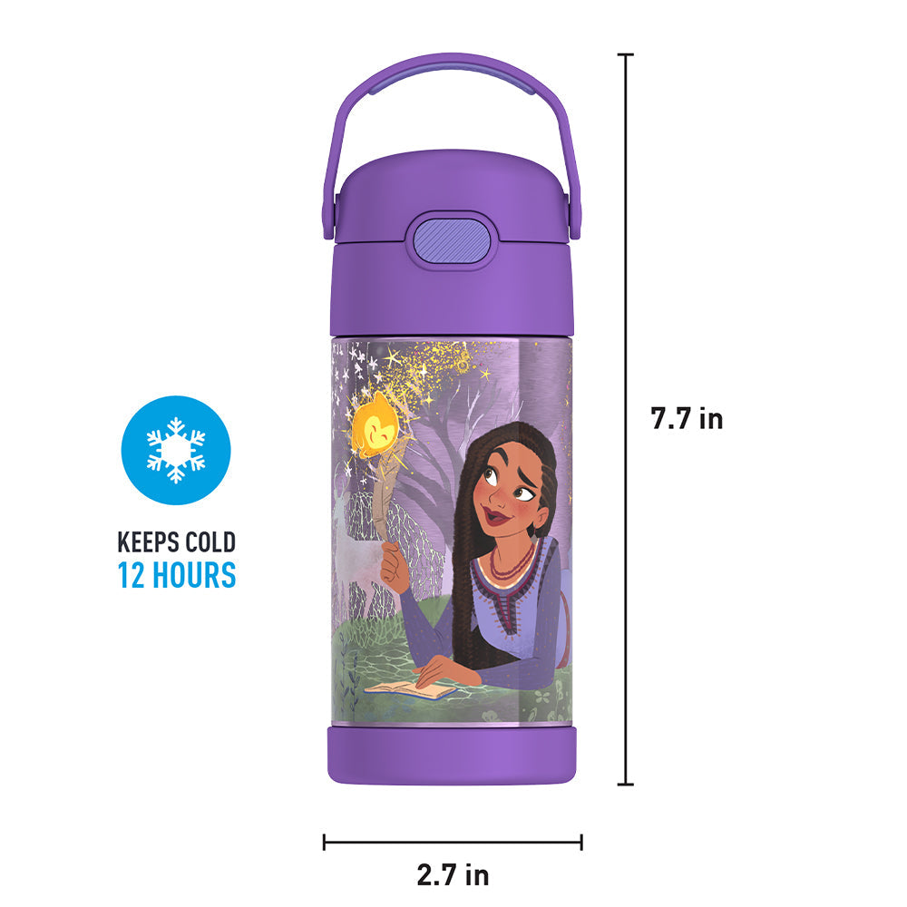 12oz FUNtainer Water Bottle Disney's Wish - Image 2