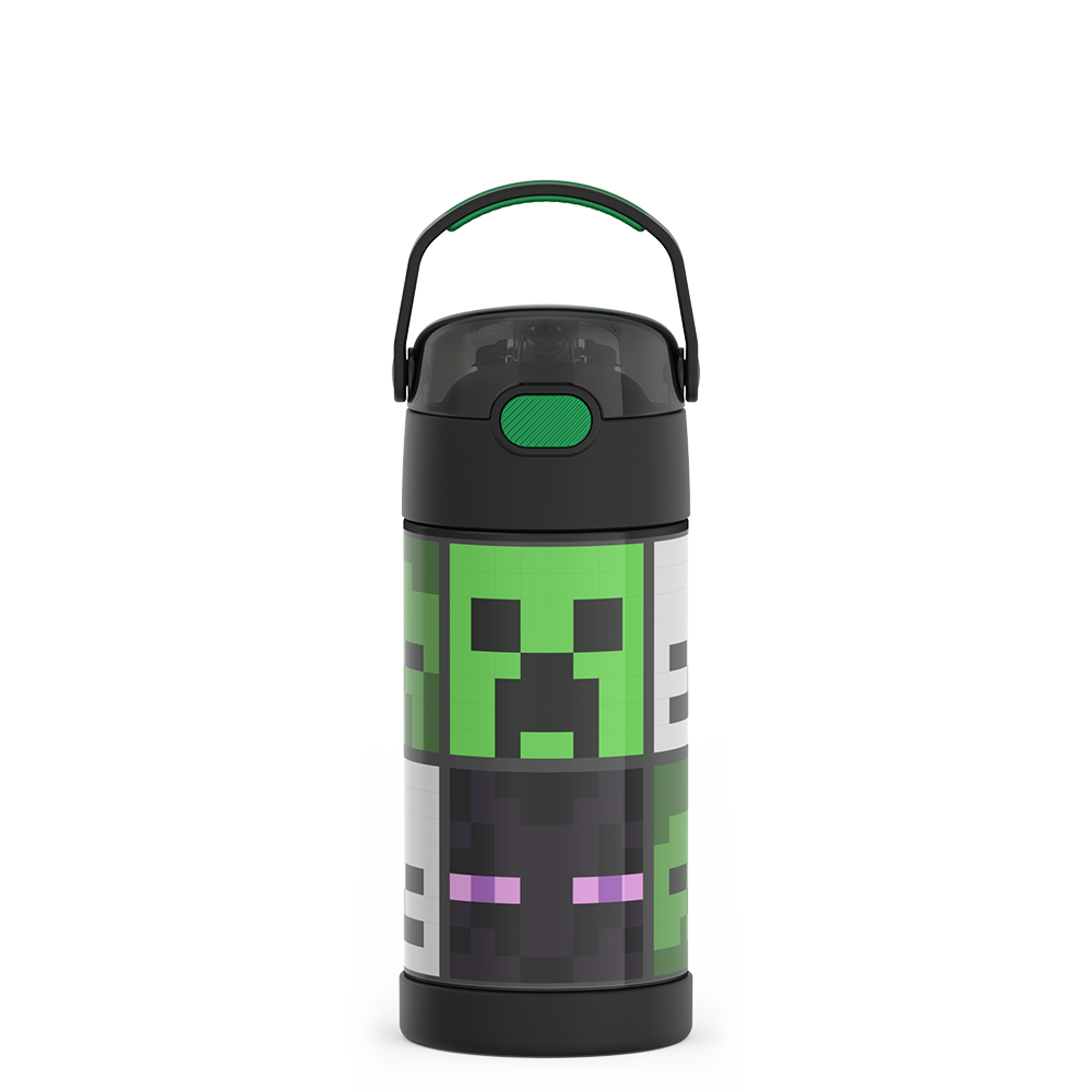 12oz FUNtainer Water Bottle Minecraft