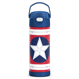 16oz FUNtainer Water Bottle Captain America