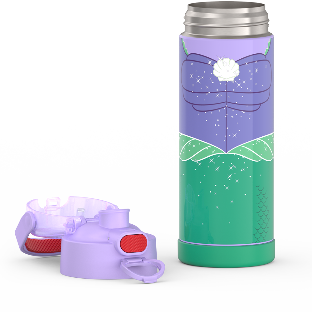 16oz FUNTAINER WATER BOTTLE DISNEY PRINCESS ARIEL - Image 4