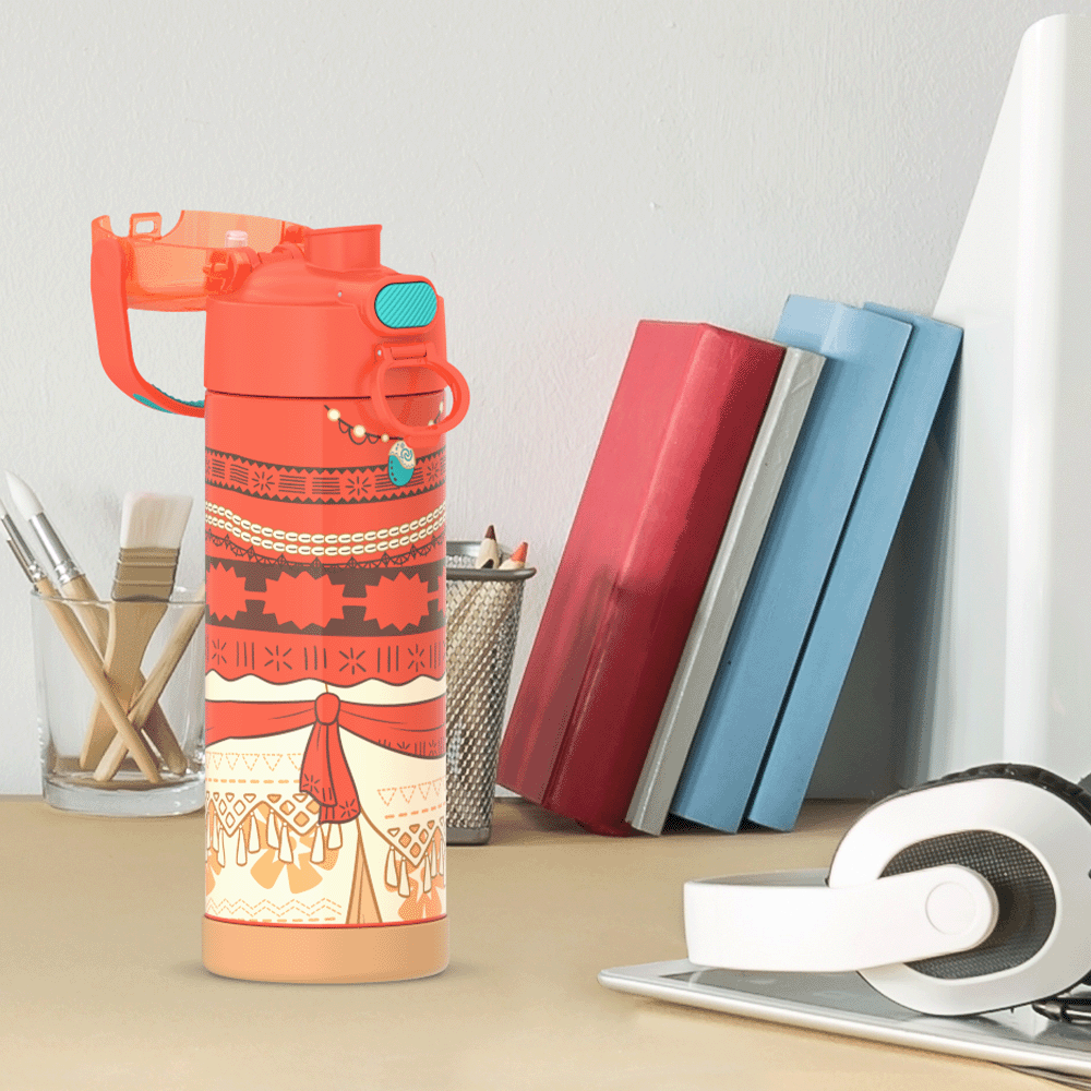 16oz FUNTAINER WATER BOTTLE DISNEY PRINCESS MOANA - Image 5