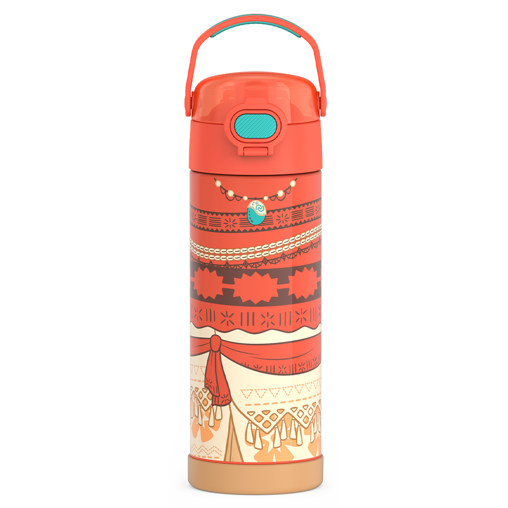 16oz FUNTAINER WATER BOTTLE DISNEY PRINCESS MOANA