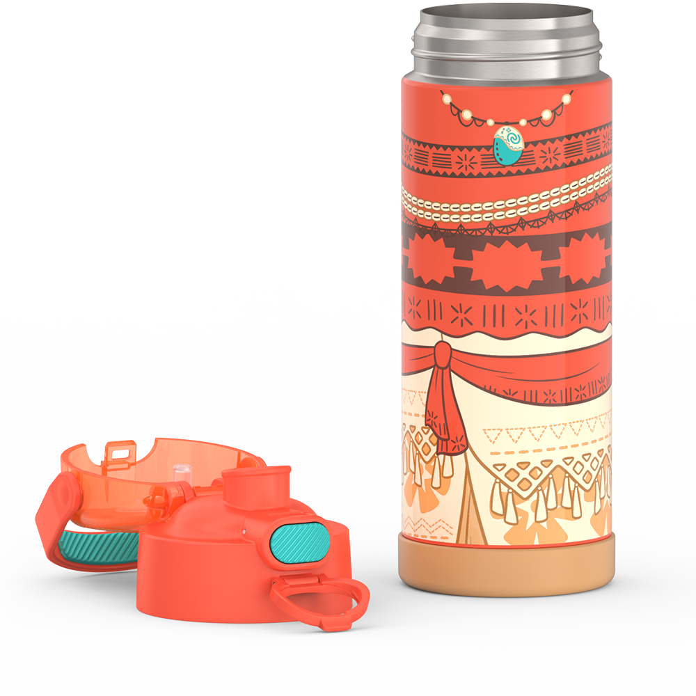 16oz FUNTAINER WATER BOTTLE DISNEY PRINCESS MOANA - Image 6