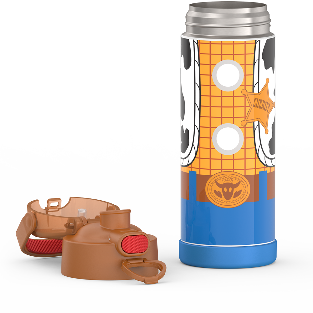 16oz FUNTAINER WATER BOTTLE DISNEY AND PIXAR TOY STORY WOODY - Image 3
