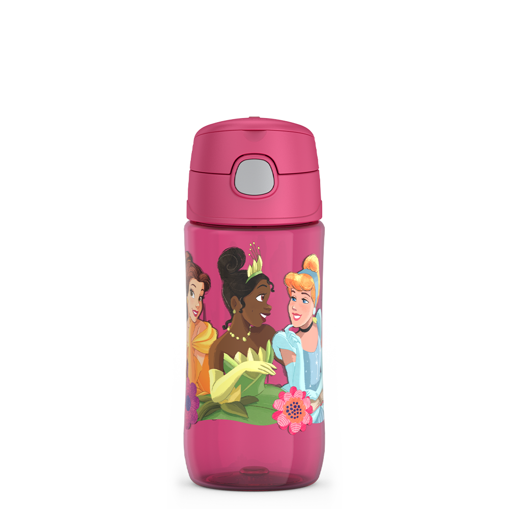 16oz Thermos Kids Water Bottle With Spout Lid Disney Princess