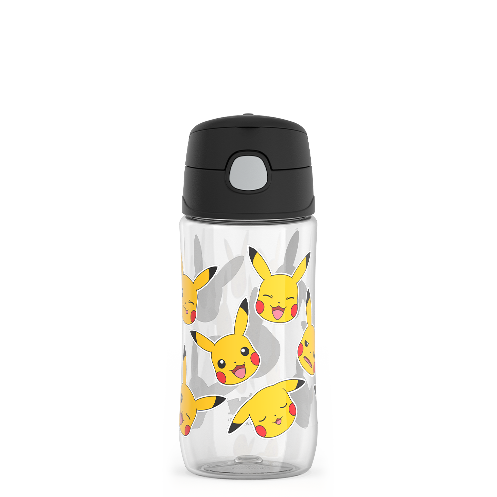 16oz Thermos Kids Water Bottle With Spout Lid Pok??mon