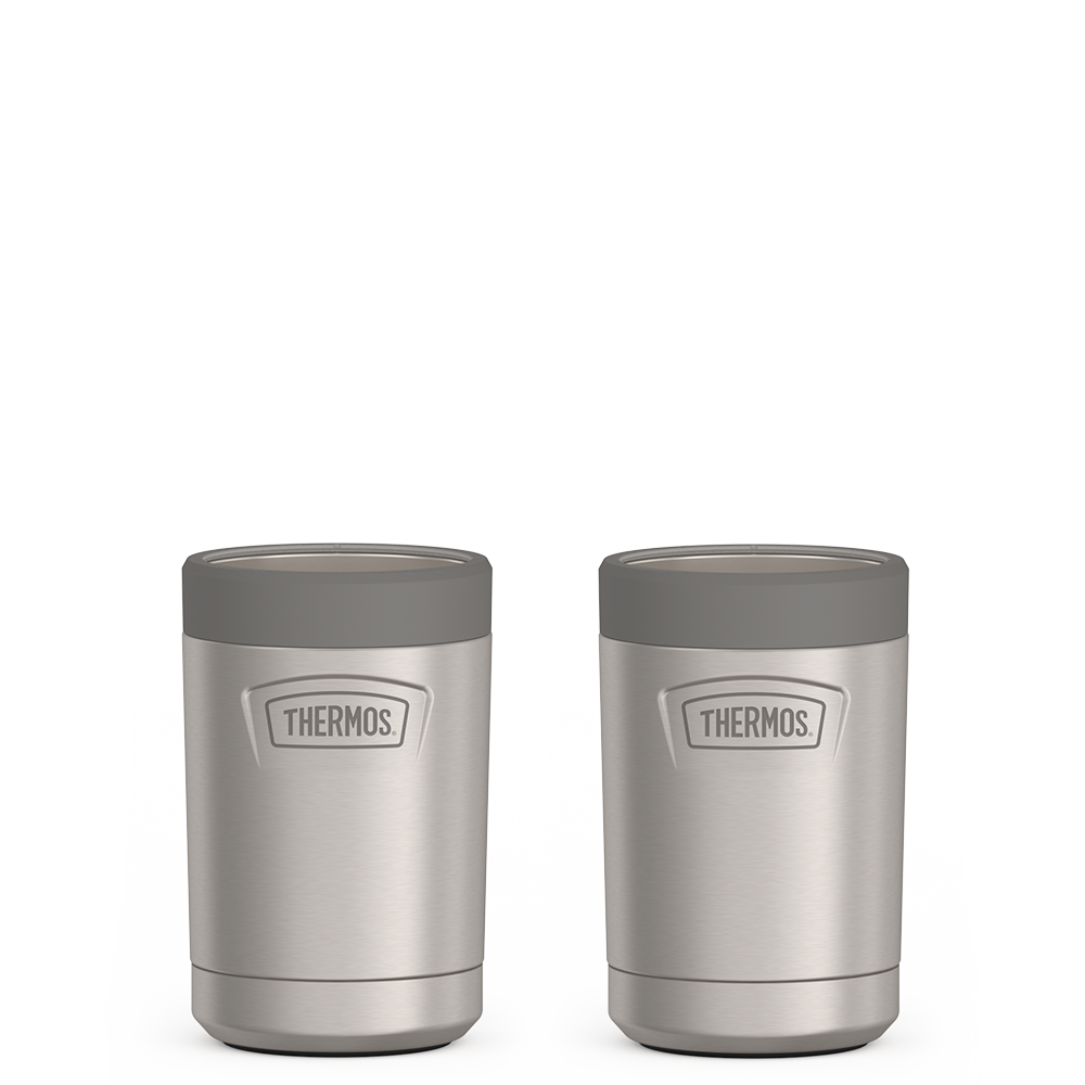12oz Icon Can Insulator Bundle - Matte Stainless Steel