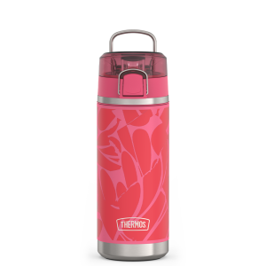 18oz Icon  Kids Water Bottle With Spout Lid - Abstract Petals