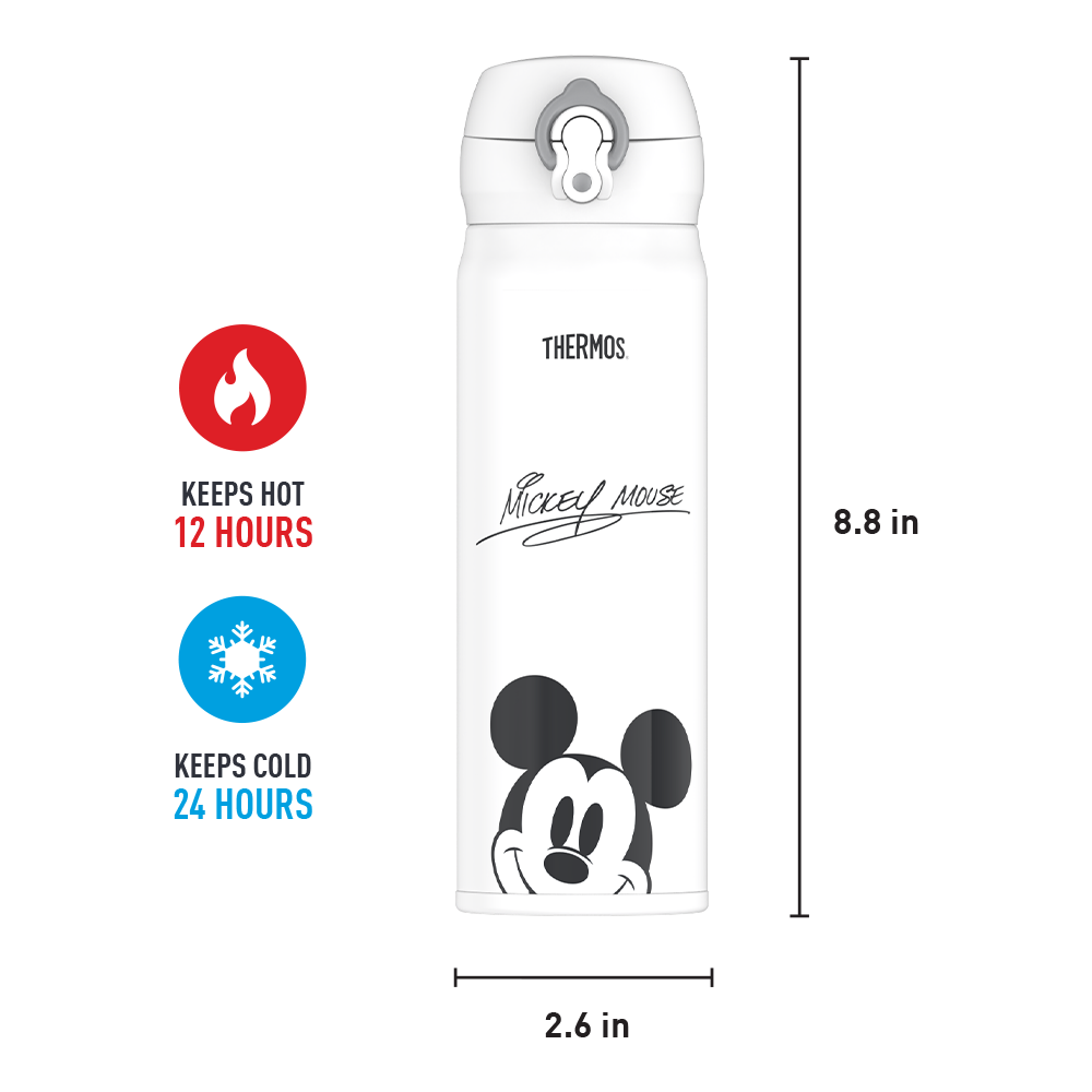16oz Stainless Steel Direct Drink Bottle - Disney Signature - Image 7