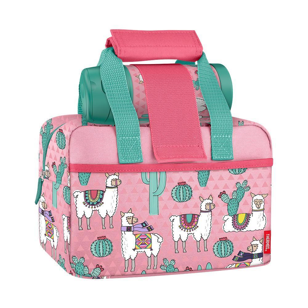 Lunch Duffle With 12oz FUNtainer Bottle Desert Llamas - Image 3