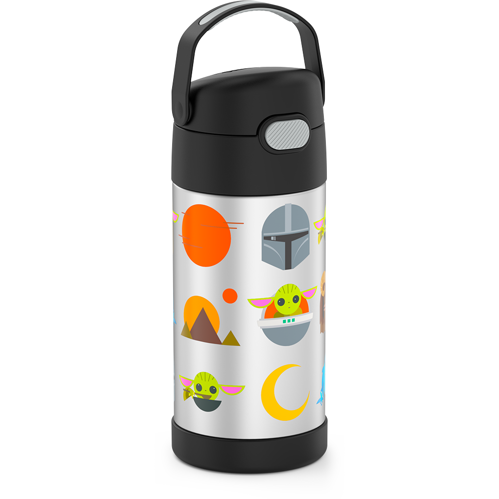 12oz FUNtainer Water Bottle The Mandalorian - Image 3