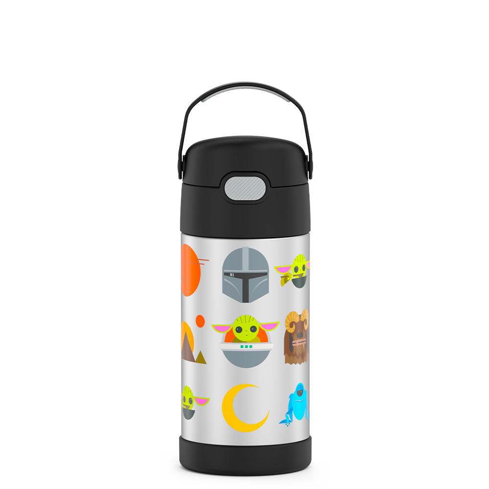 12oz FUNtainer Water Bottle The Mandalorian
