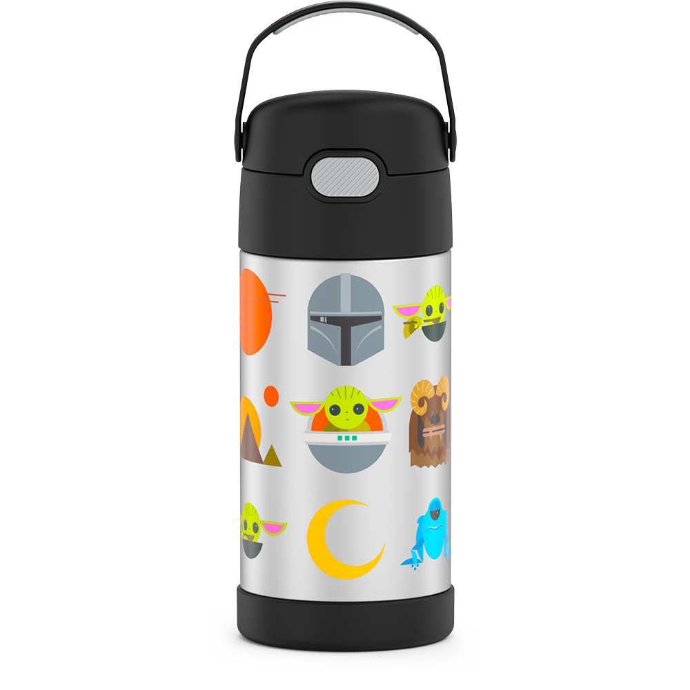 12oz FUNtainer Water Bottle The Mandalorian - Image 2