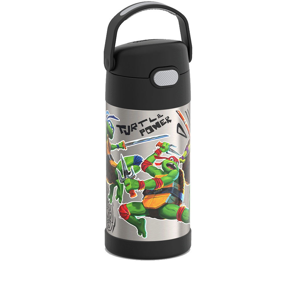 12oz FUNtainer Water Bottle Teenage Mutant Ninja Turtles - Image 7