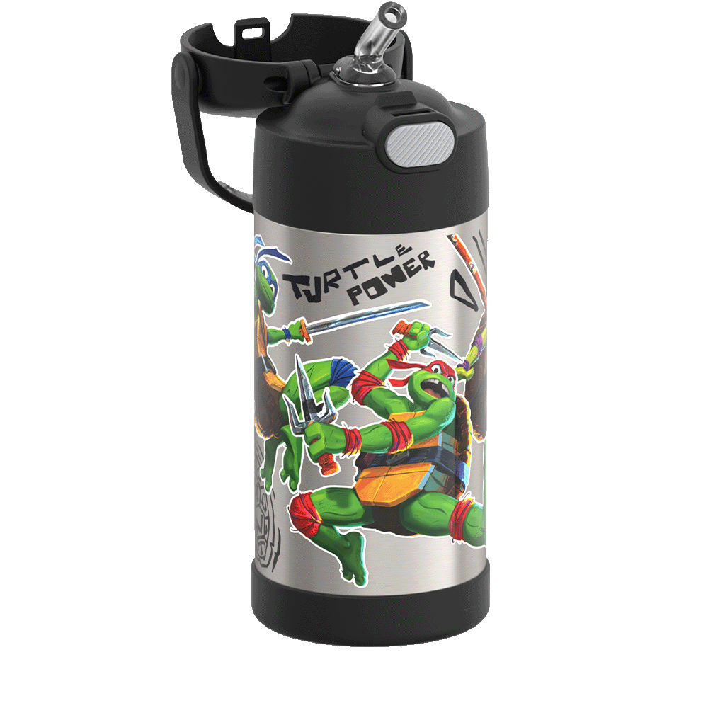 12oz FUNtainer Water Bottle Teenage Mutant Ninja Turtles - Image 8
