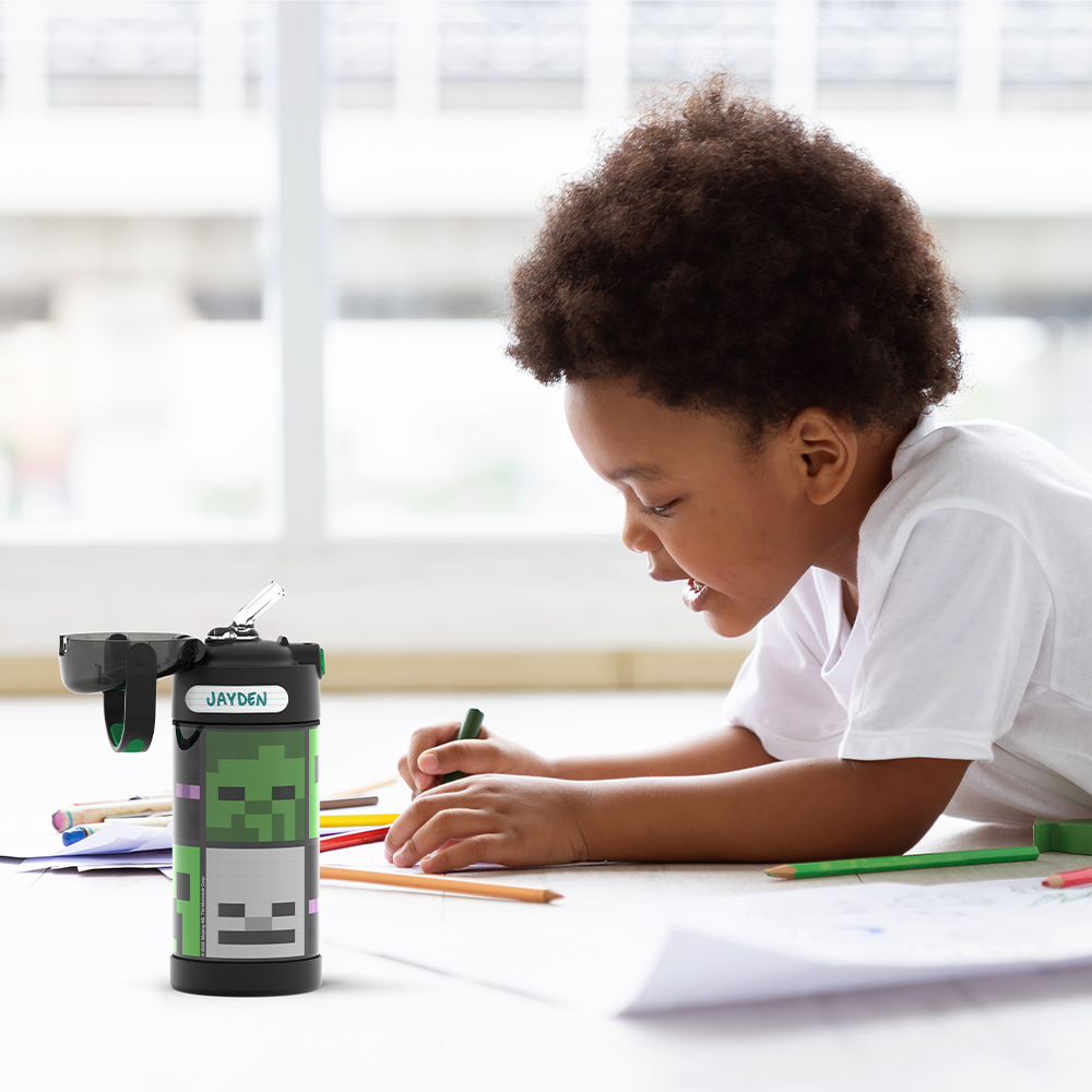 12oz FUNtainer Water Bottle Minecraft - Image 5