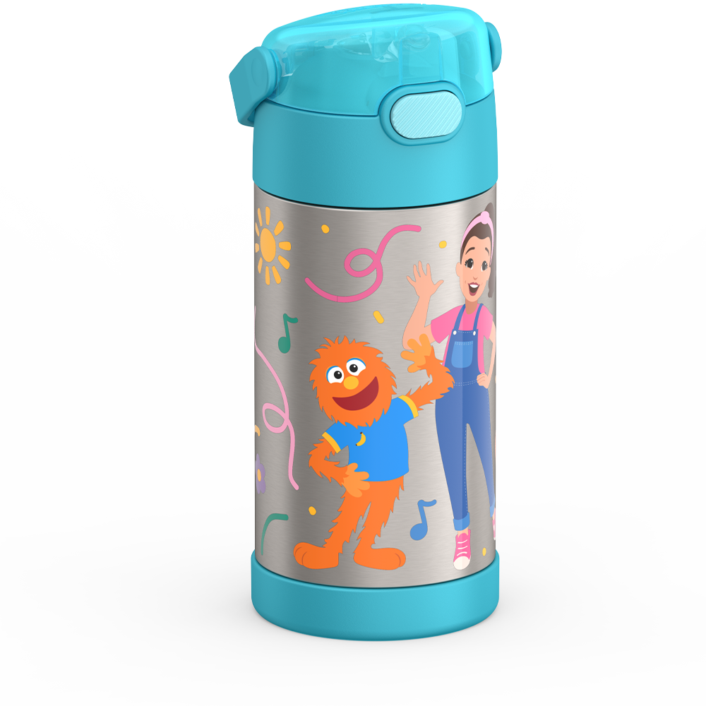 12oz FUNtainer Water Bottle Ms. Rachel - Image 2