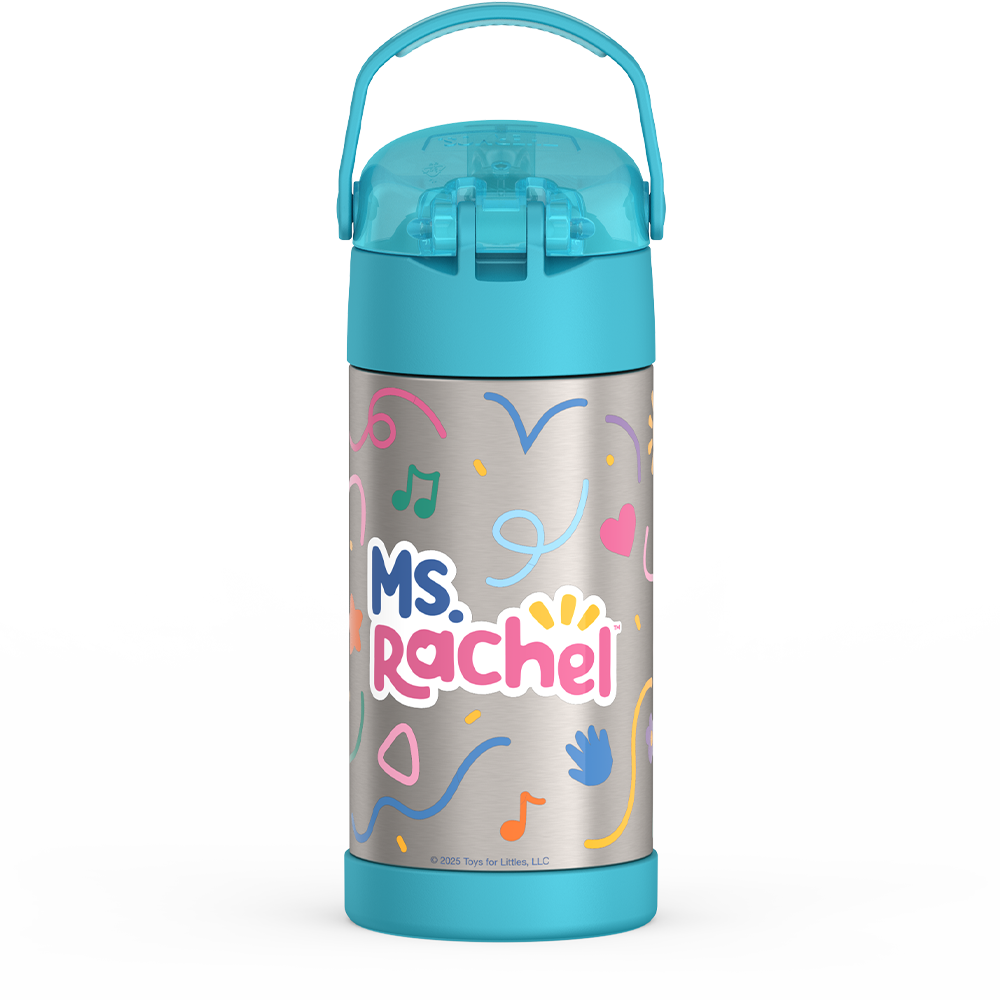 12oz FUNtainer Water Bottle Ms. Rachel - Image 9