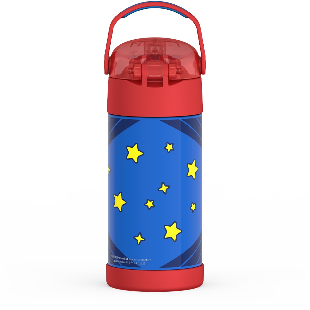 12oz FUNtainer Water Bottle Superman - Image 2