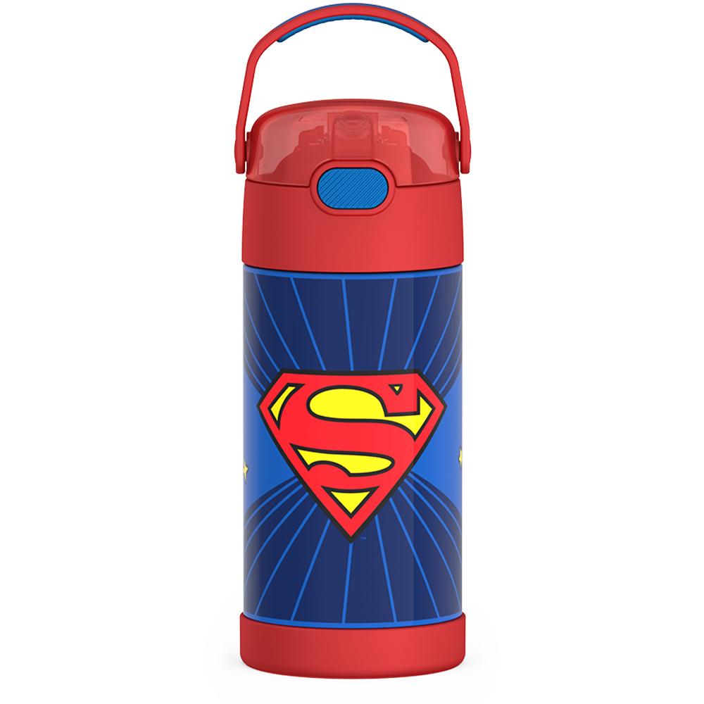 12oz FUNtainer Water Bottle Superman - Image 9