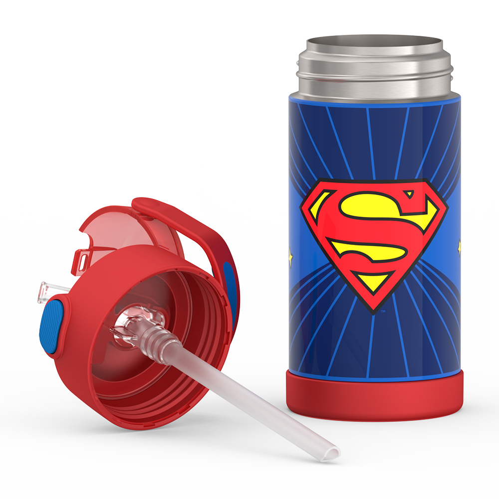 12oz FUNtainer Water Bottle Superman - Image 3