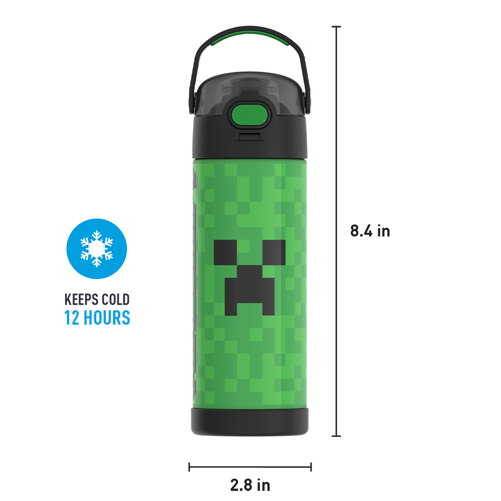 16oz FUNtainer Water Bottle Minecraft - Image 5