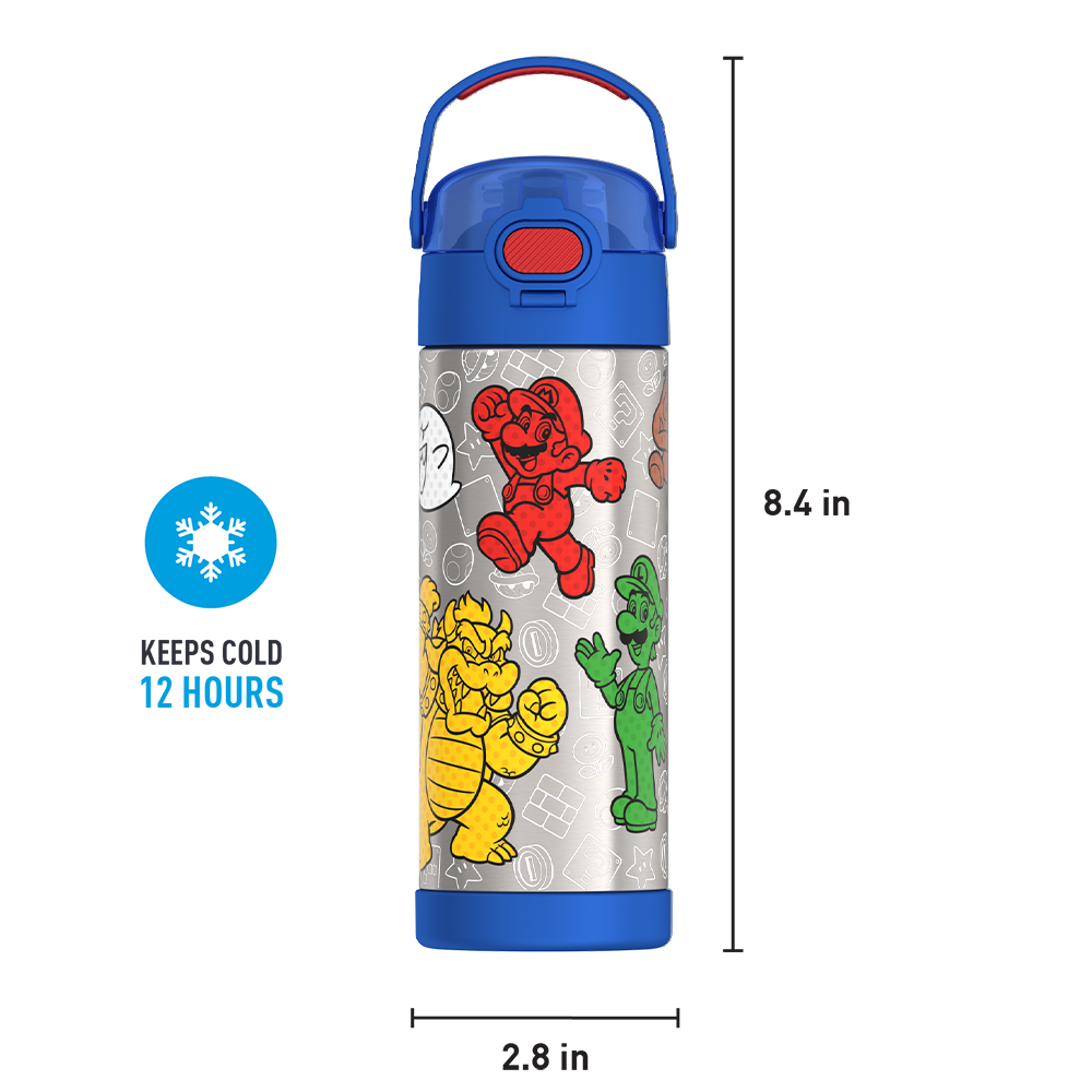 16oz FUNtainer Water Bottle Mario Kart - Image 9