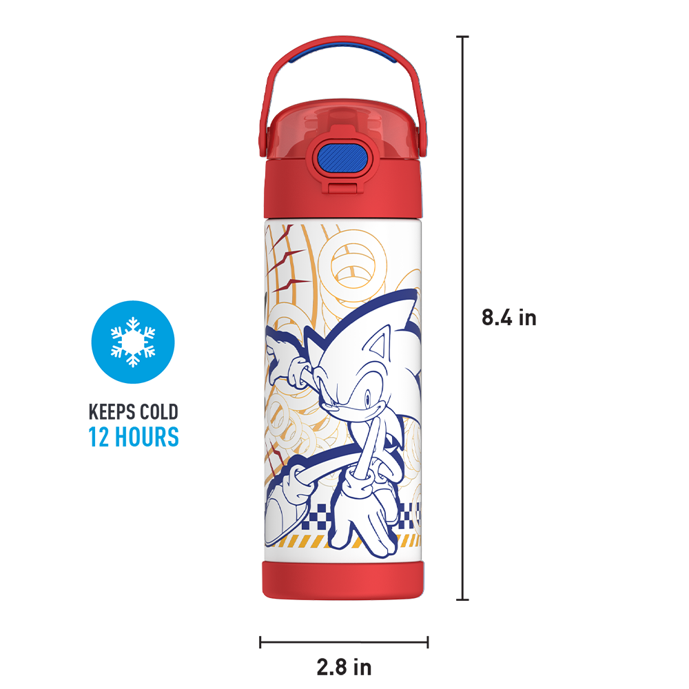 16oz FUNtainer Water Bottle Sonic the Hedgehog - Image 7