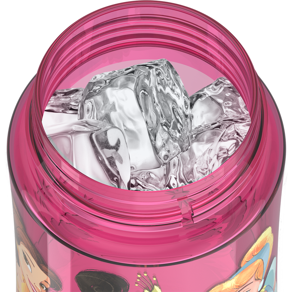 16oz Thermos Kids Water Bottle With Spout Lid Disney Princess - Image 3