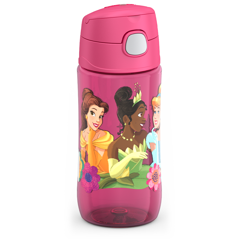 16oz Thermos Kids Water Bottle With Spout Lid Disney Princess - Image 4