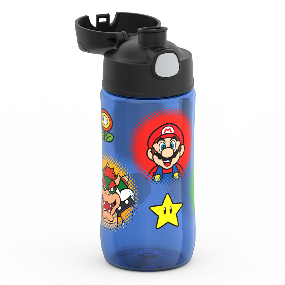 16oz Thermos Kids Water Bottle With Spout Lid Mario Kart - Image 6