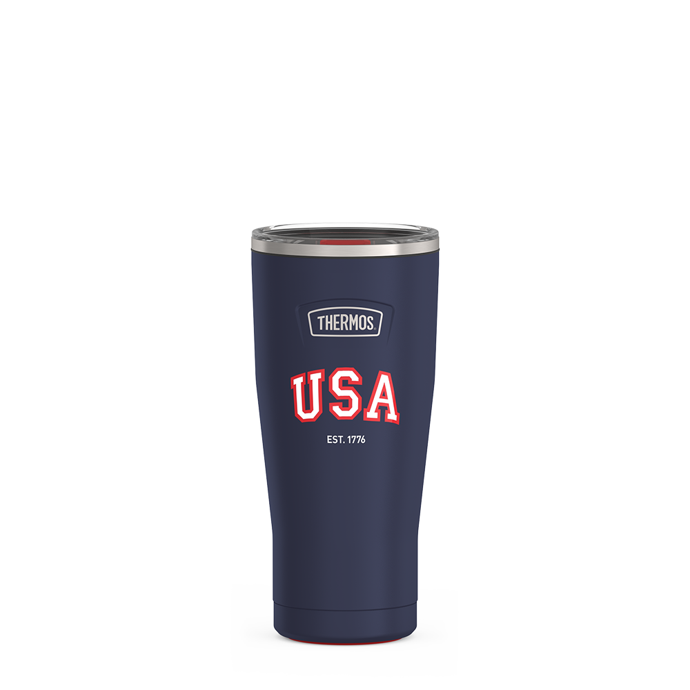 24oz ICON TUMBLER WITH SLIDE LOCK LID - NAVY USA
