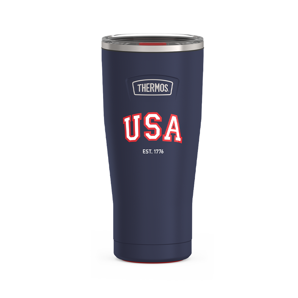 24oz ICON TUMBLER WITH SLIDE LOCK LID - NAVY USA - Image 7