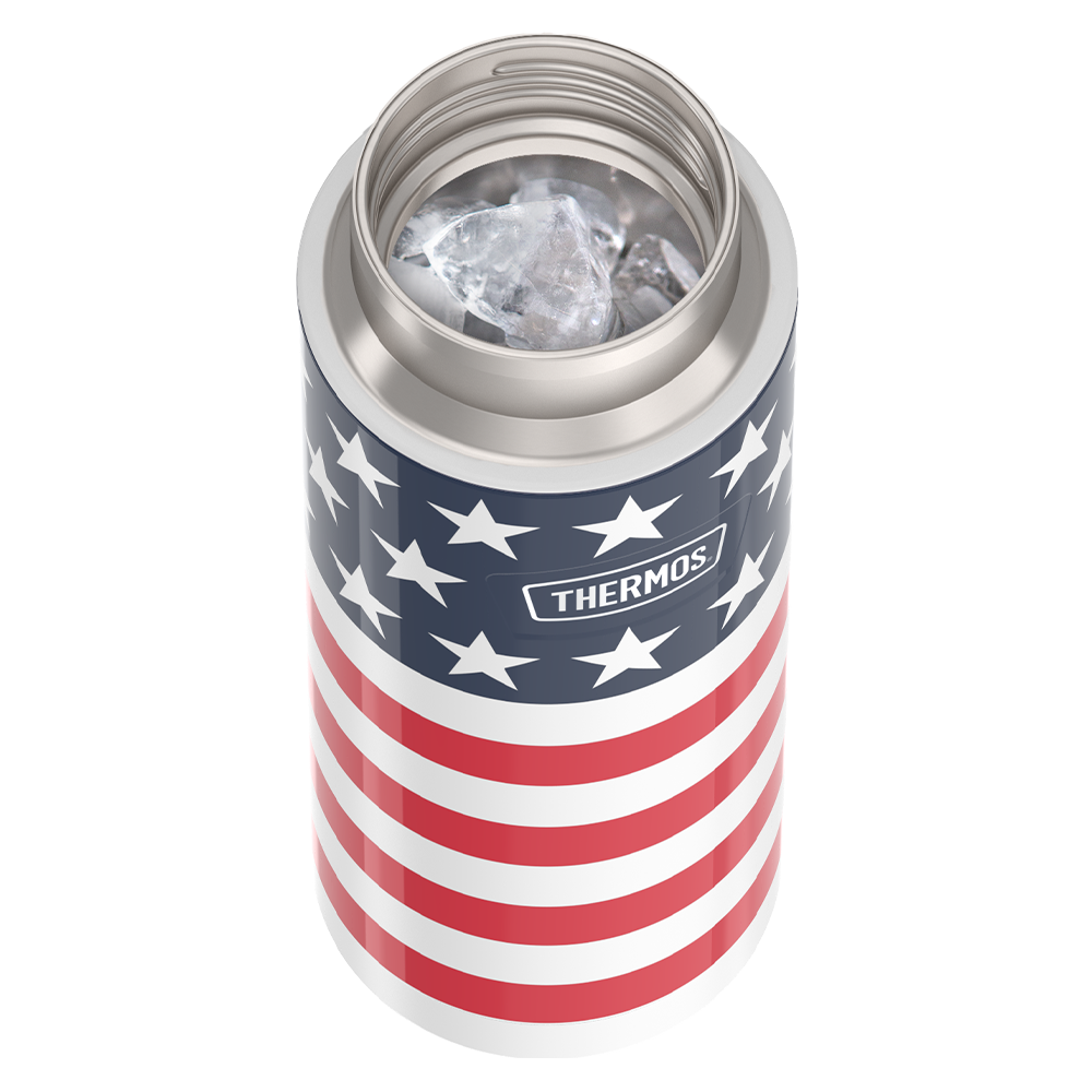 24oz ICON  WATER BOTTLE WITH SPOUT - AMERICAN FLAG - Image 5